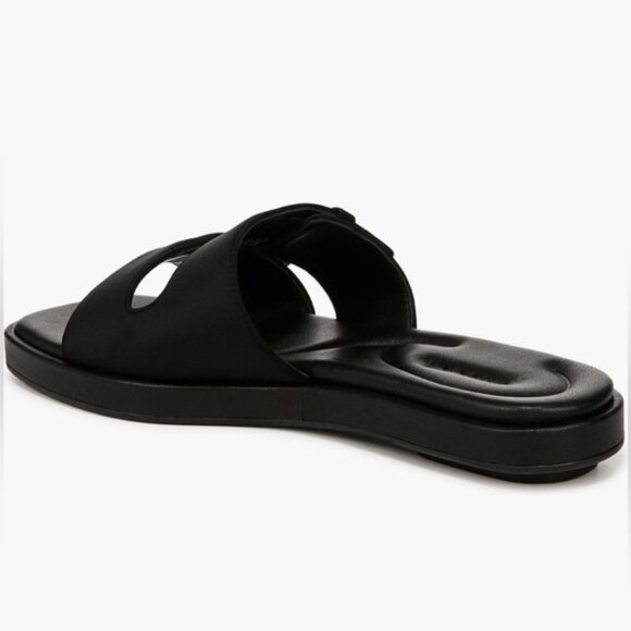 NWB Vince. RHODE-2B BLACK FB LEATHER UPPER & LINING Slide Sandal Size 8, 8.5, 9 - Picture 11 of 16